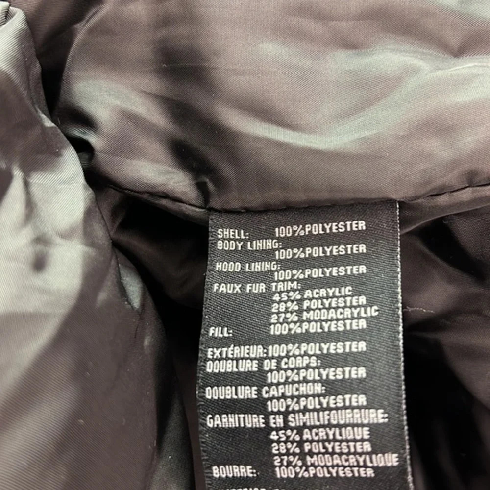 WOMENS INTL DETAILS  BLACK JACKET WITH FAUX FUR LARGE & X-LARGE NEW WITH TAGS - Picture 8 of 9